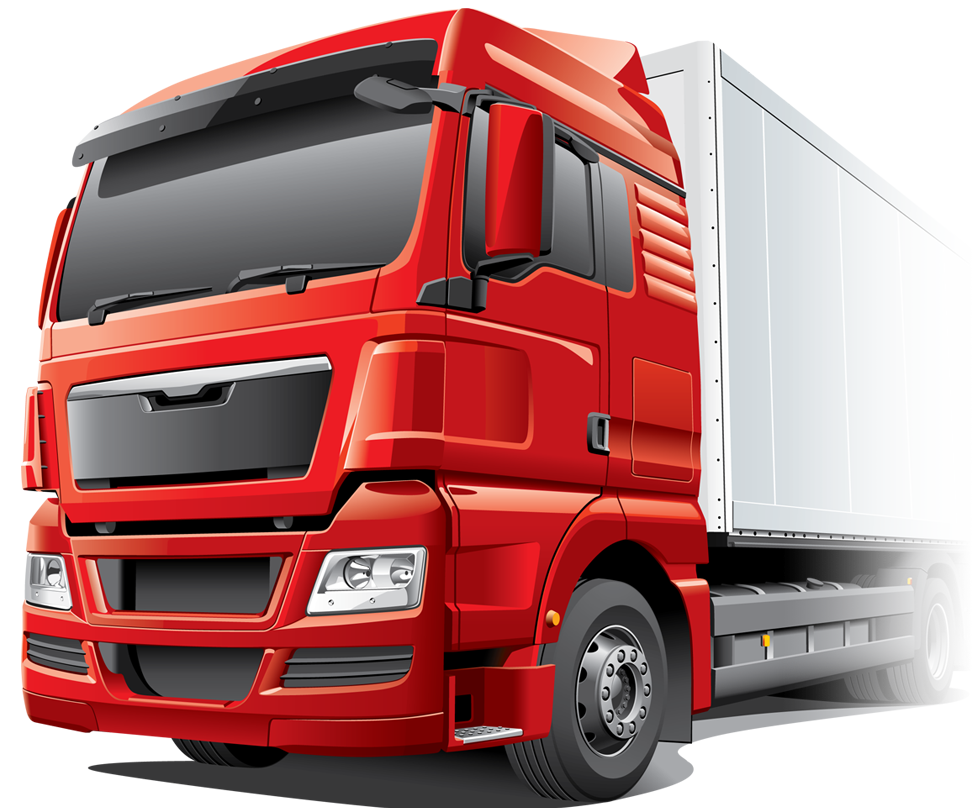 Fleet of AR Transports trucks ready for dispatch in Dubai